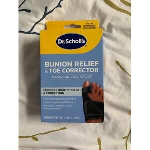 Dr. Scholl's Bunion Relief & Toe Corrector Massaging Gel Splint